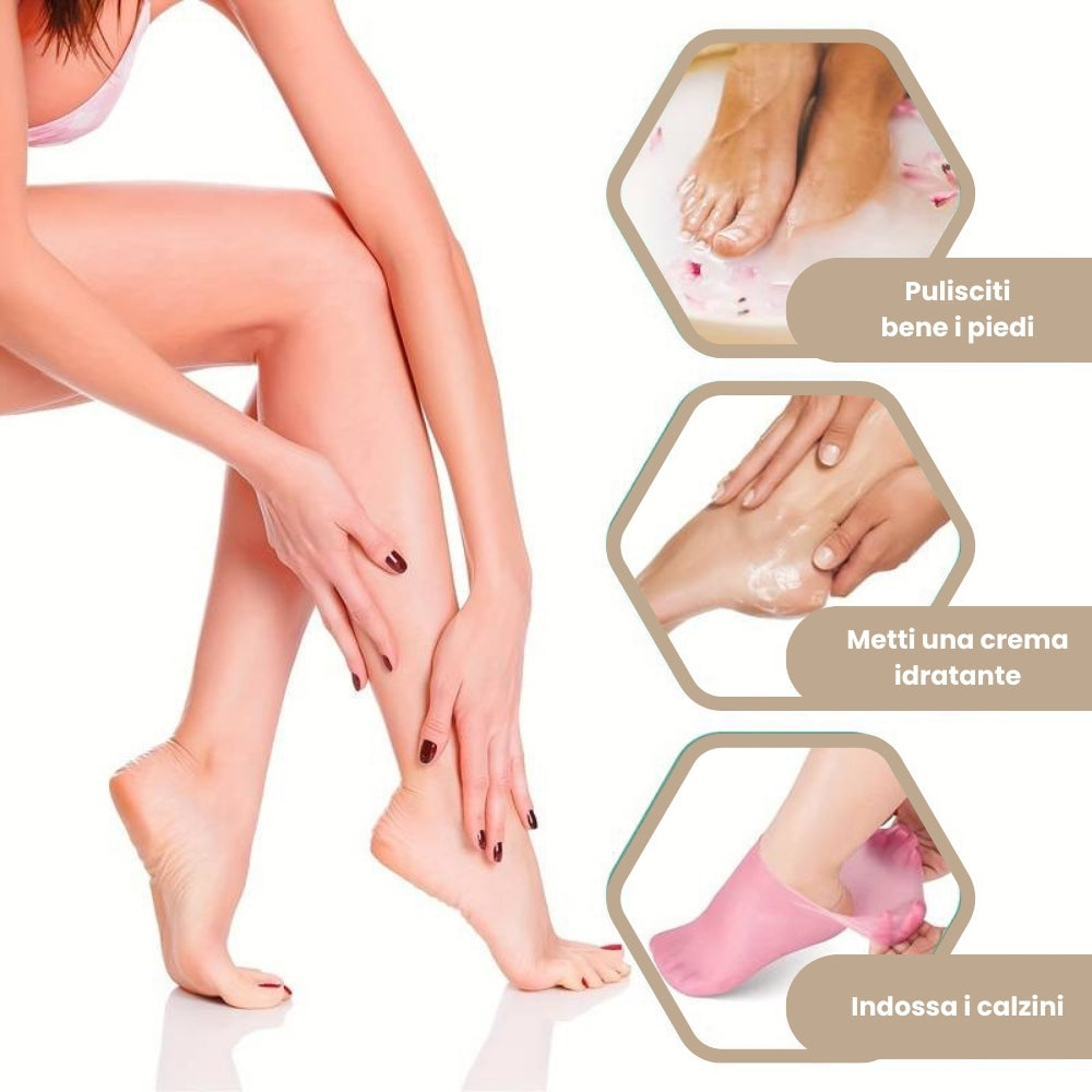 Grip™ - Calzini in Silicone Per la Cura della Pelle